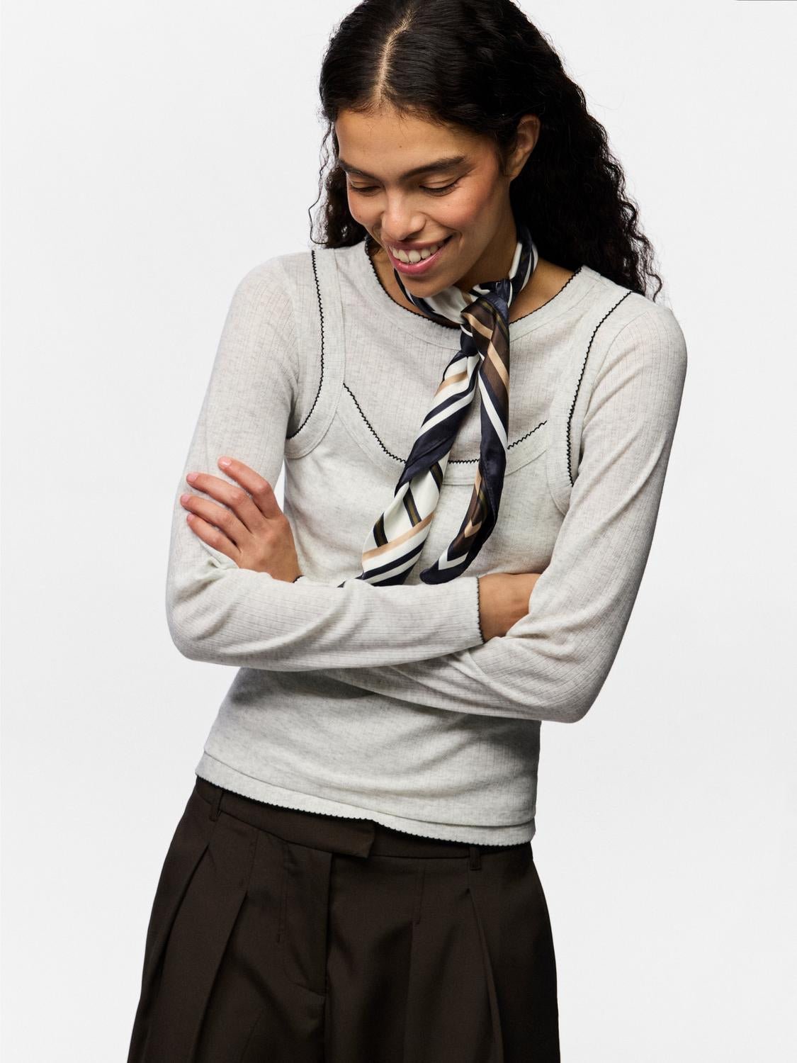 PCAMANDA Light Scarf - Dark Olive - VERO MODA & VILA Bergvik